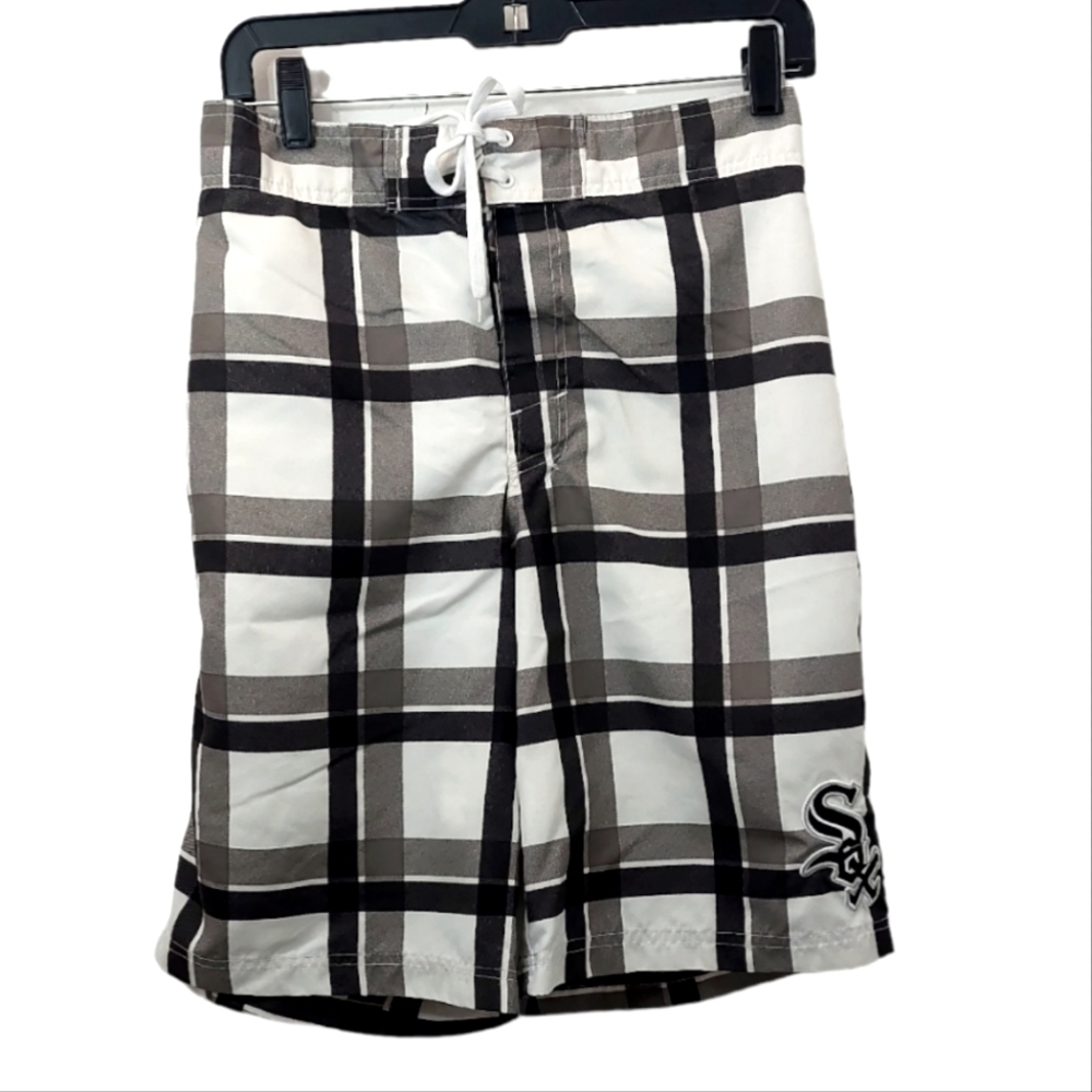 G-III Sports By Carl Banks Men's Medium Swim Trunks Chicago White Sox Baseball